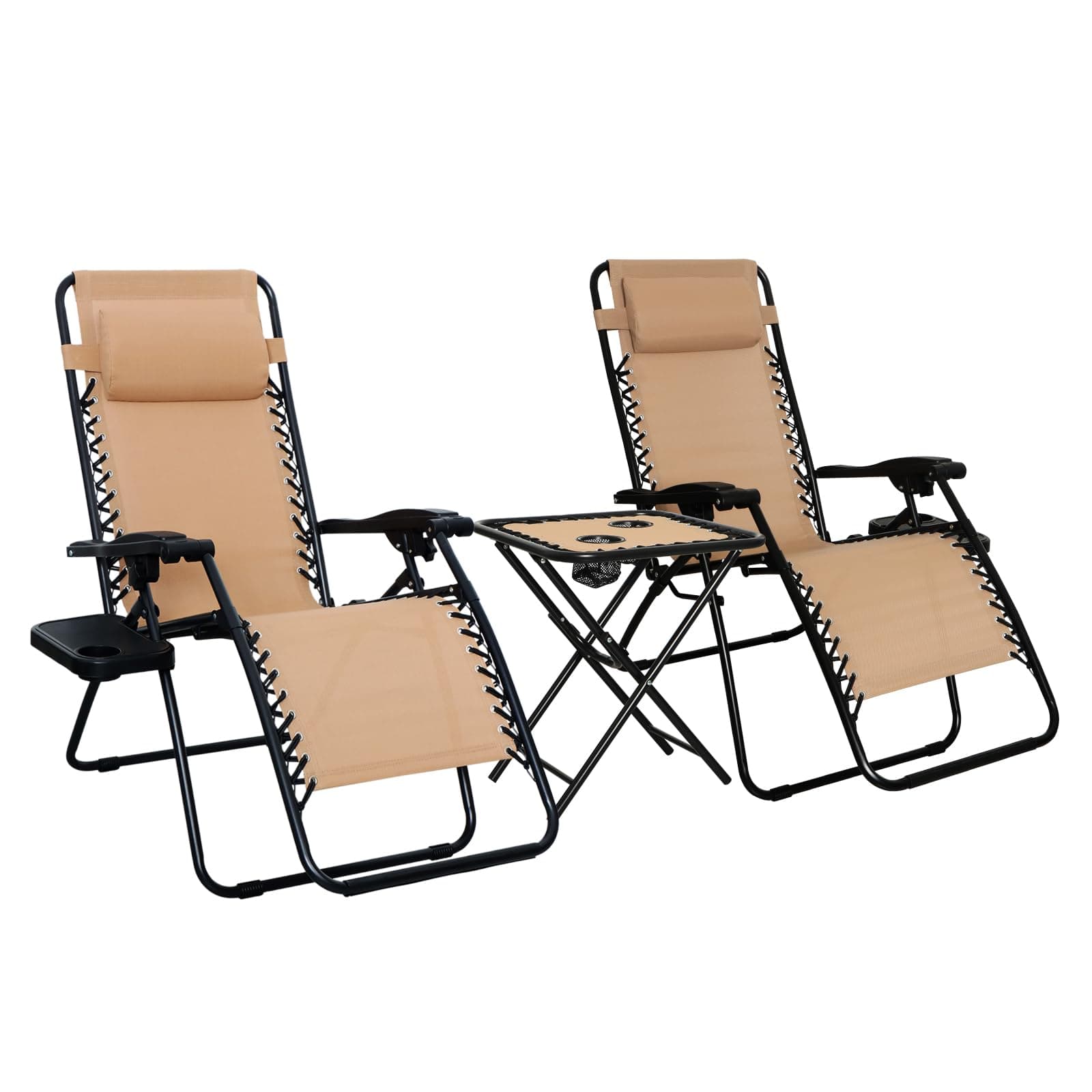 Amazon Basics Zero Gravity Lounge Chairs, 2-Pack